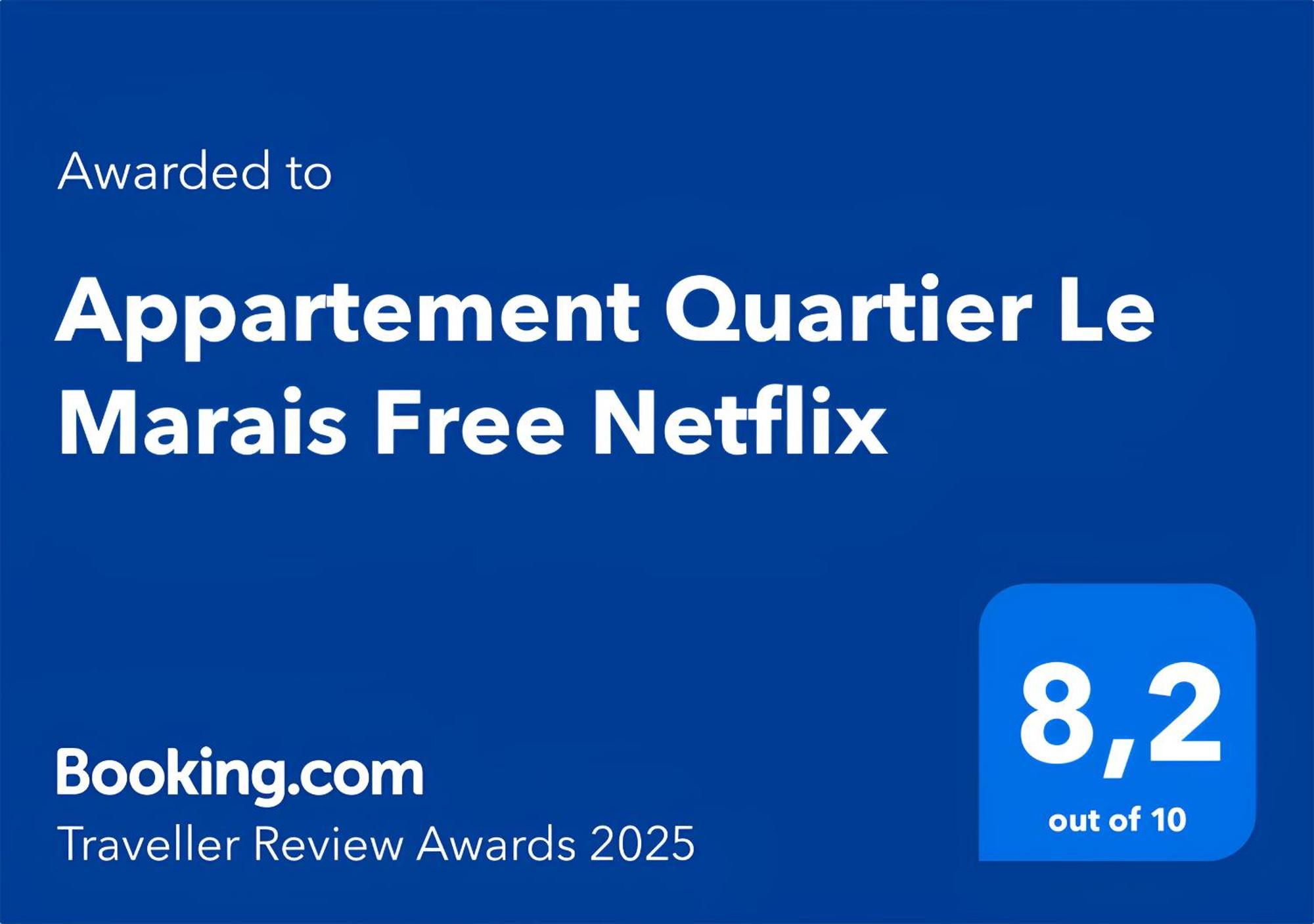 Appartement Quartier Le Marais Free Netflix Paris Exterior photo
